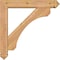 Ekena Millwork Legacy Arts and Crafts Smooth Bracket w/ Offset Brace, Western Red Cedar, 5 1/2"W x 28"D x 28"H BKT0604X28X28LEC03SWR - alternate 4